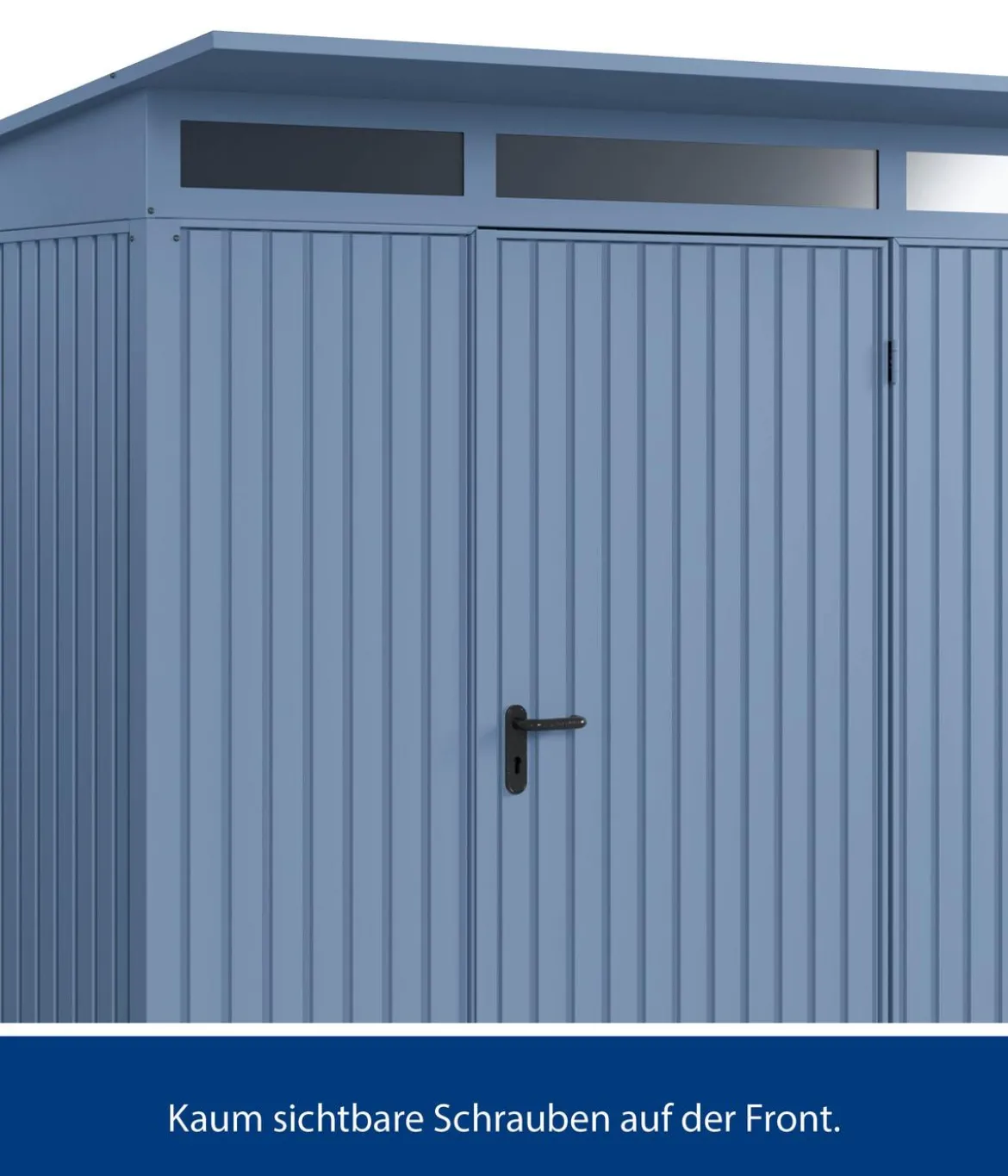 Hörmann Berry-Gerätehaus Classic-P Typ 2, ca. B247,9/H232,3/T283,4 cm