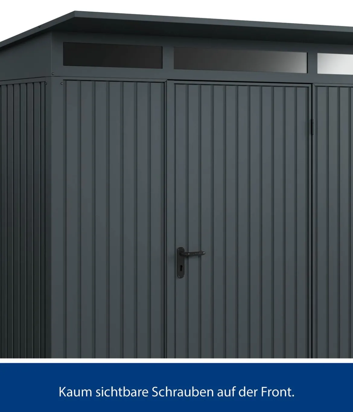 Hörmann Berry-Gerätehaus Classic-P Typ 2, ca. B247,9/H232,3/T283,4 cm