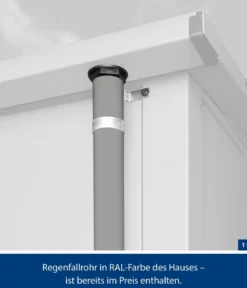 Hörmann Berry-Gerätehaus Classic-P Typ 2, ca. B247,9/H232,3/T283,4 cm