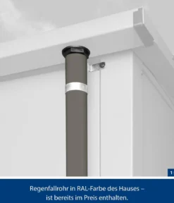 Hörmann Berry-Gerätehaus Classic-P Typ 2, ca. B247,9/H232,3/T283,4 cm