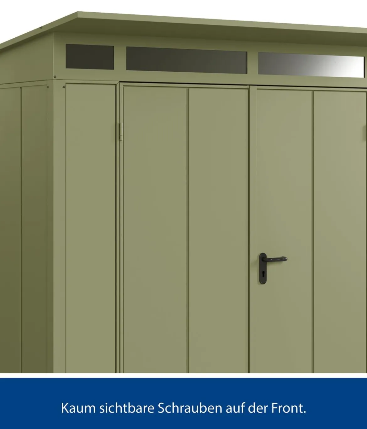 Hörmann Berry-Gerätehaus Modern-P Typ 2, ca. B247,9/H232,3/T283,4 cm