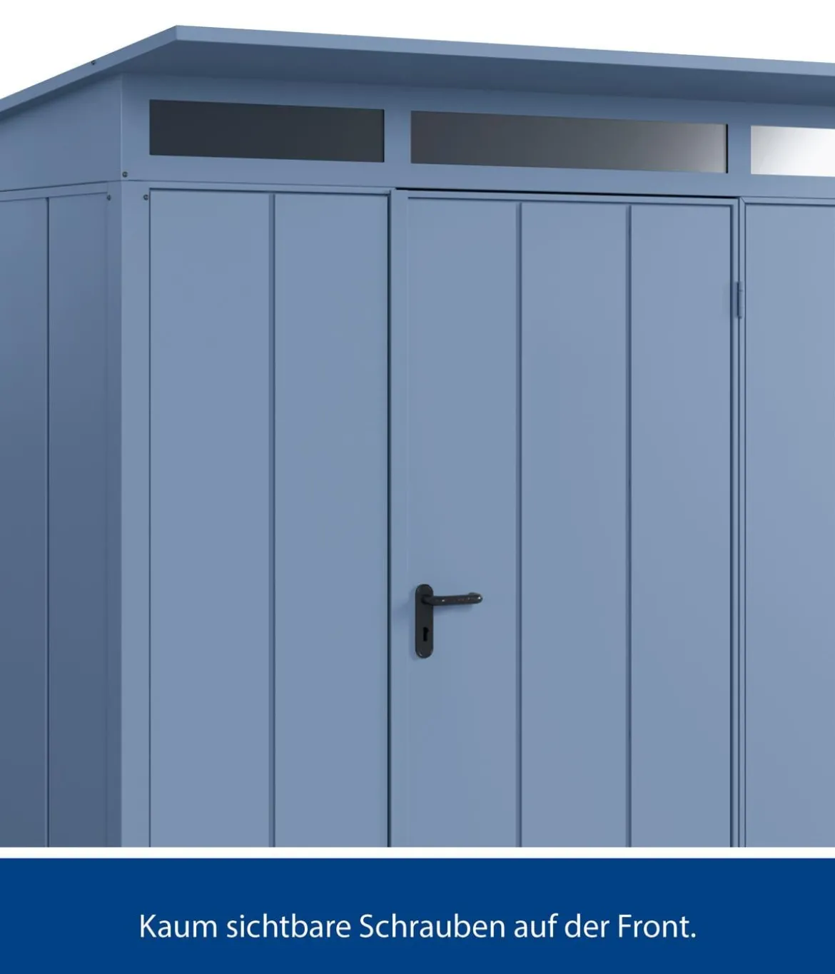 Hörmann Berry-Gerätehaus Modern-P Typ 2, ca. B247,9/H232,3/T283,4 cm