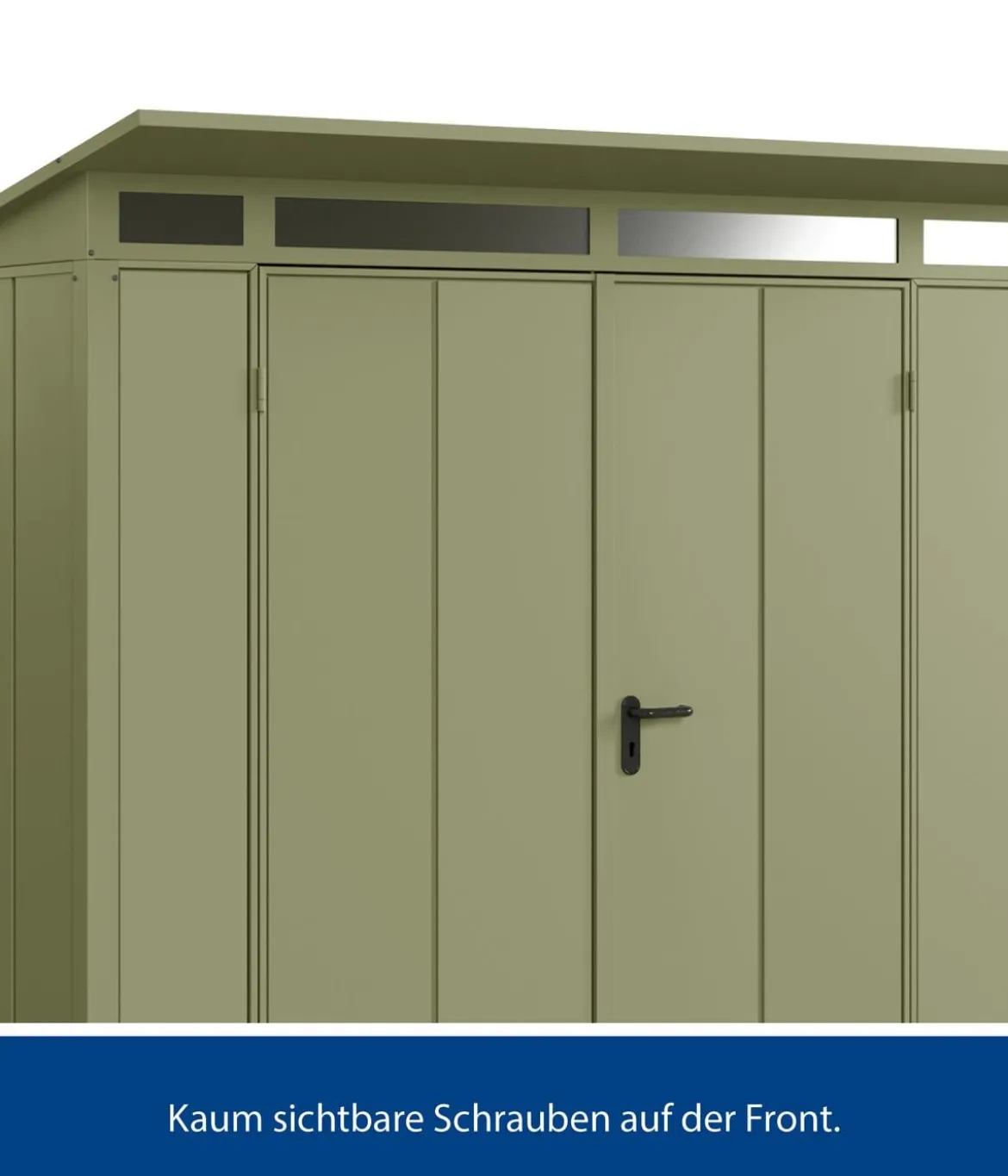 Hörmann Berry-Gerätehaus Modern-P Typ 1, ca. B247,9/H228,6/T153 cm