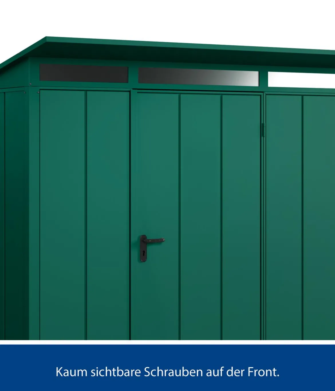 Hörmann Berry-Gerätehaus Modern-P Typ 1, ca. B247,9/H228,6/T153 cm