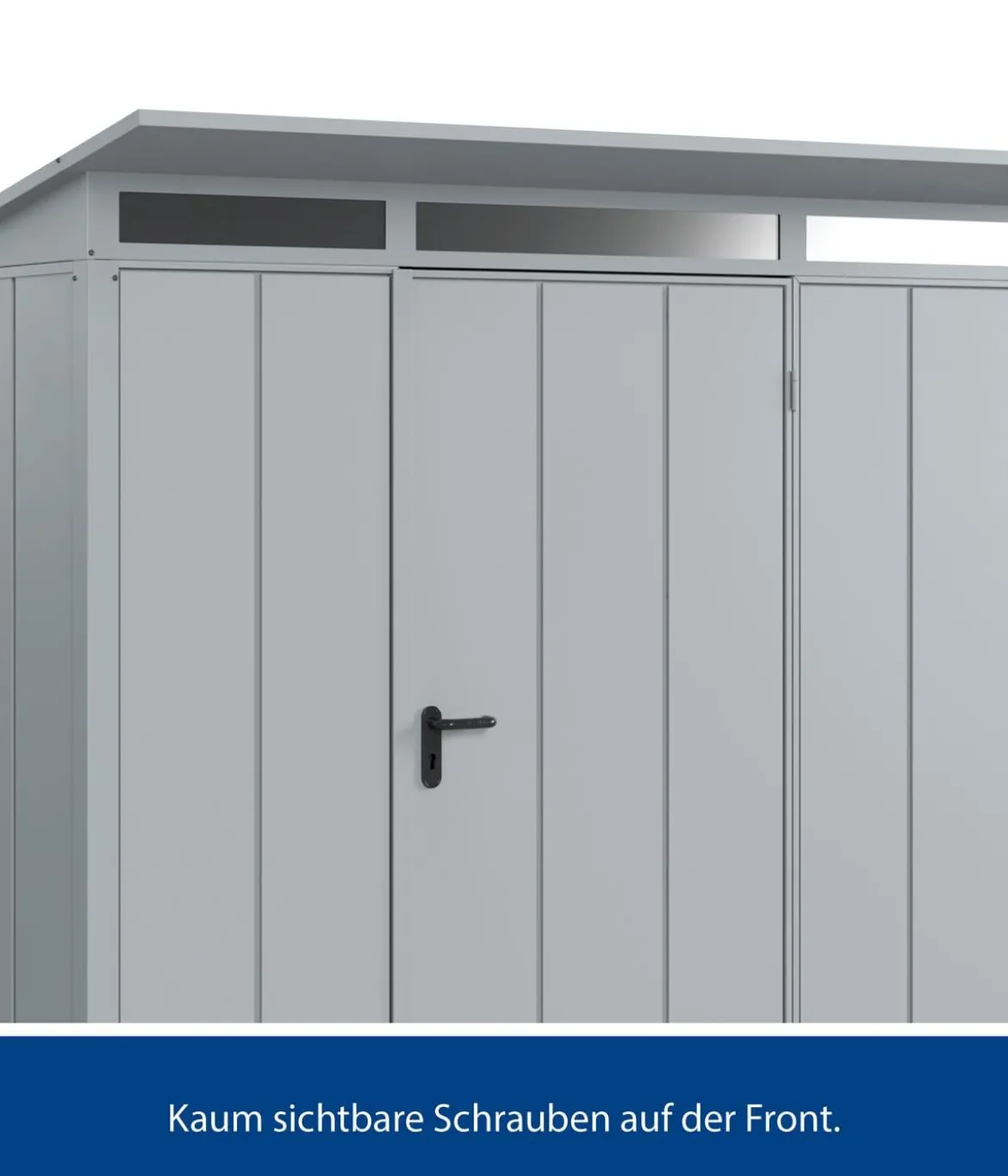 Hörmann Berry-Gerätehaus Modern-P Typ 1, ca. B247,9/H228,6/T153 cm