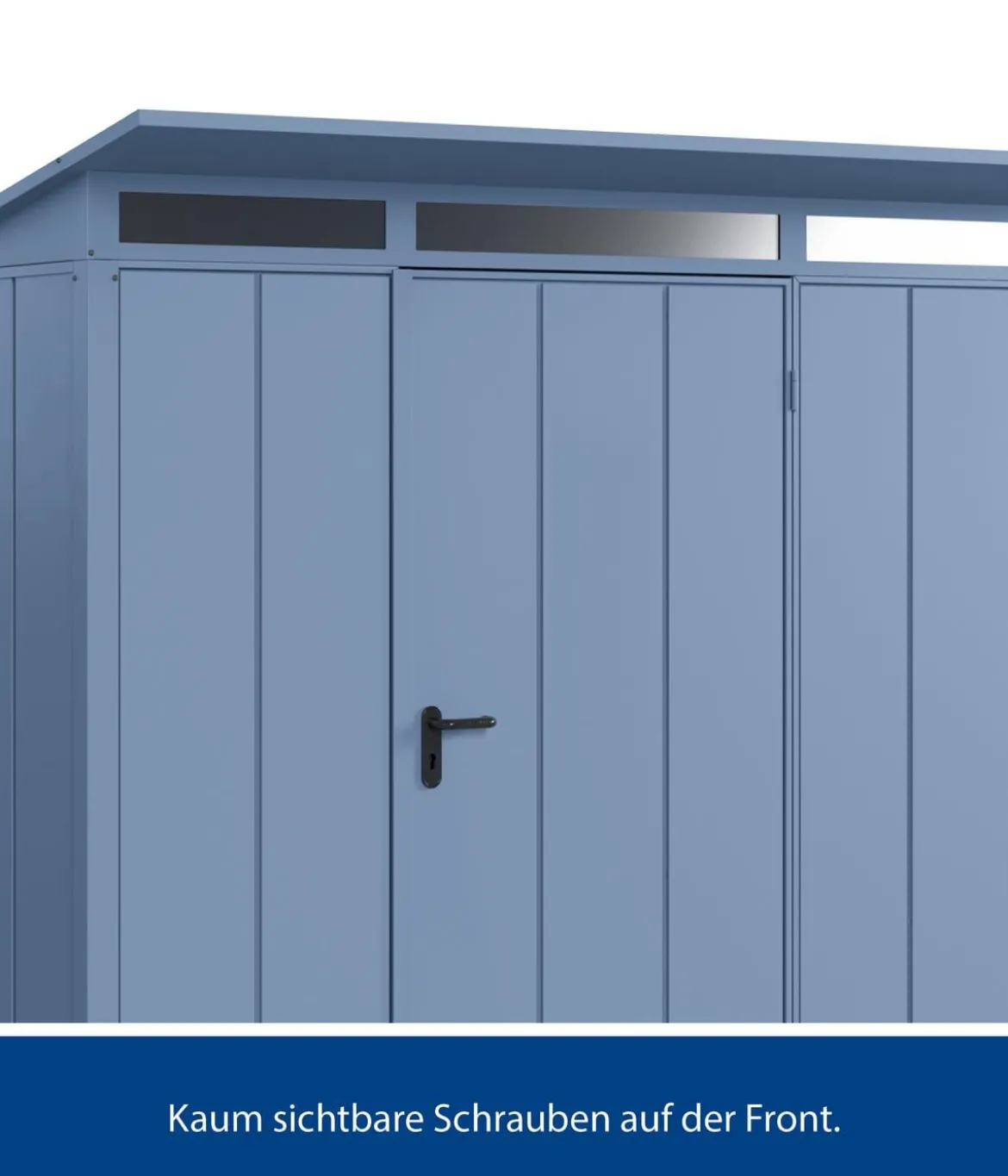 Hörmann Berry-Gerätehaus Modern-P Typ 1, ca. B247,9/H228,6/T153 cm