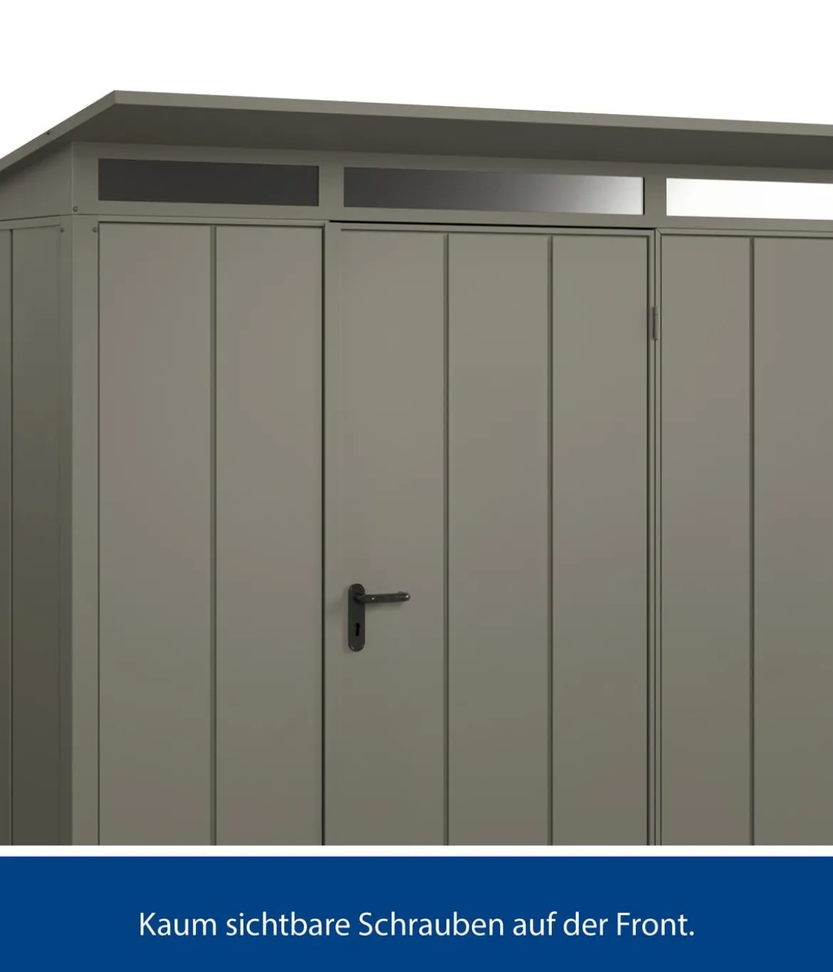 Hörmann Berry-Gerätehaus Modern-P Typ 1, ca. B247,9/H228,6/T153 cm