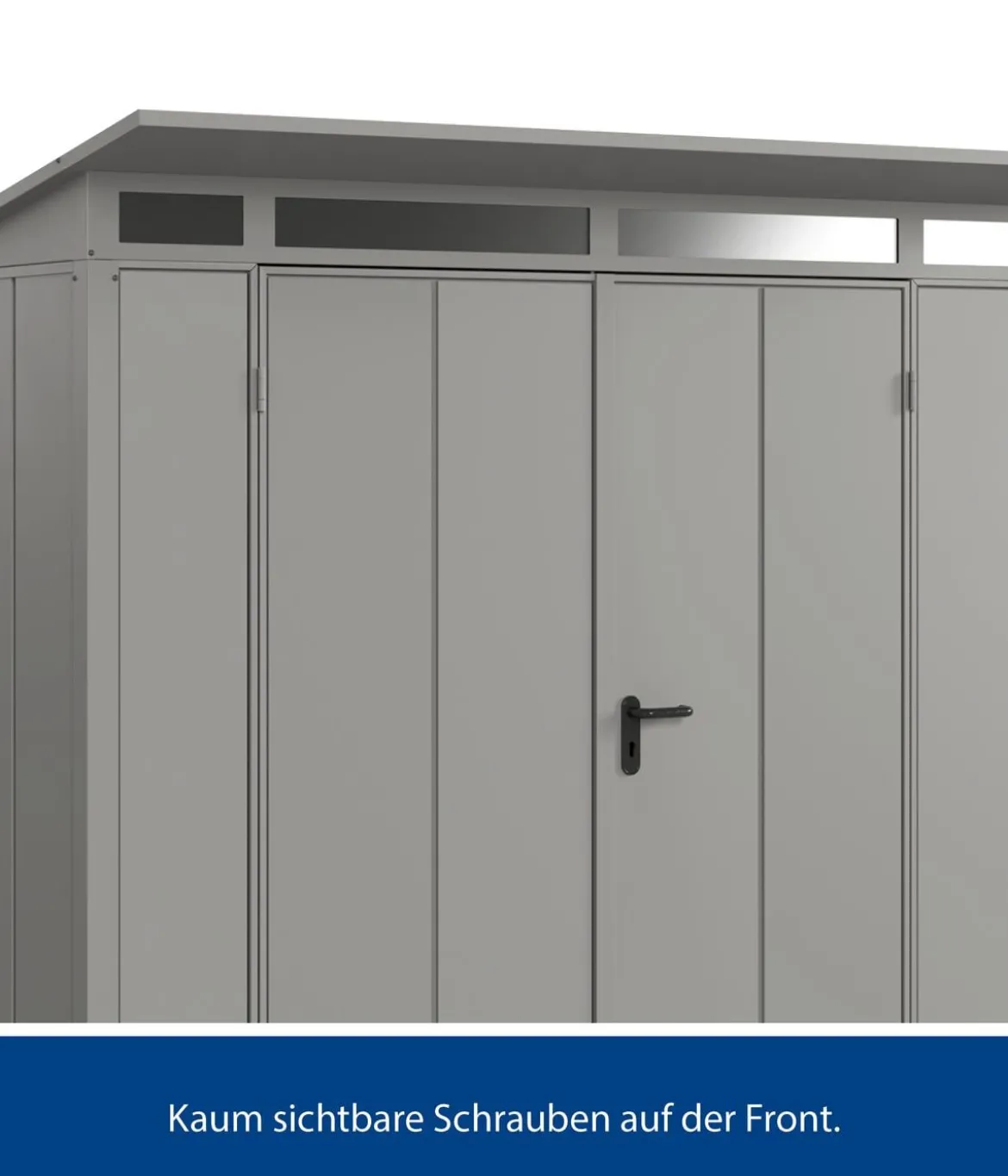 Hörmann Berry-Gerätehaus Modern-P Typ 1, ca. B247,9/H228,6/T153 cm