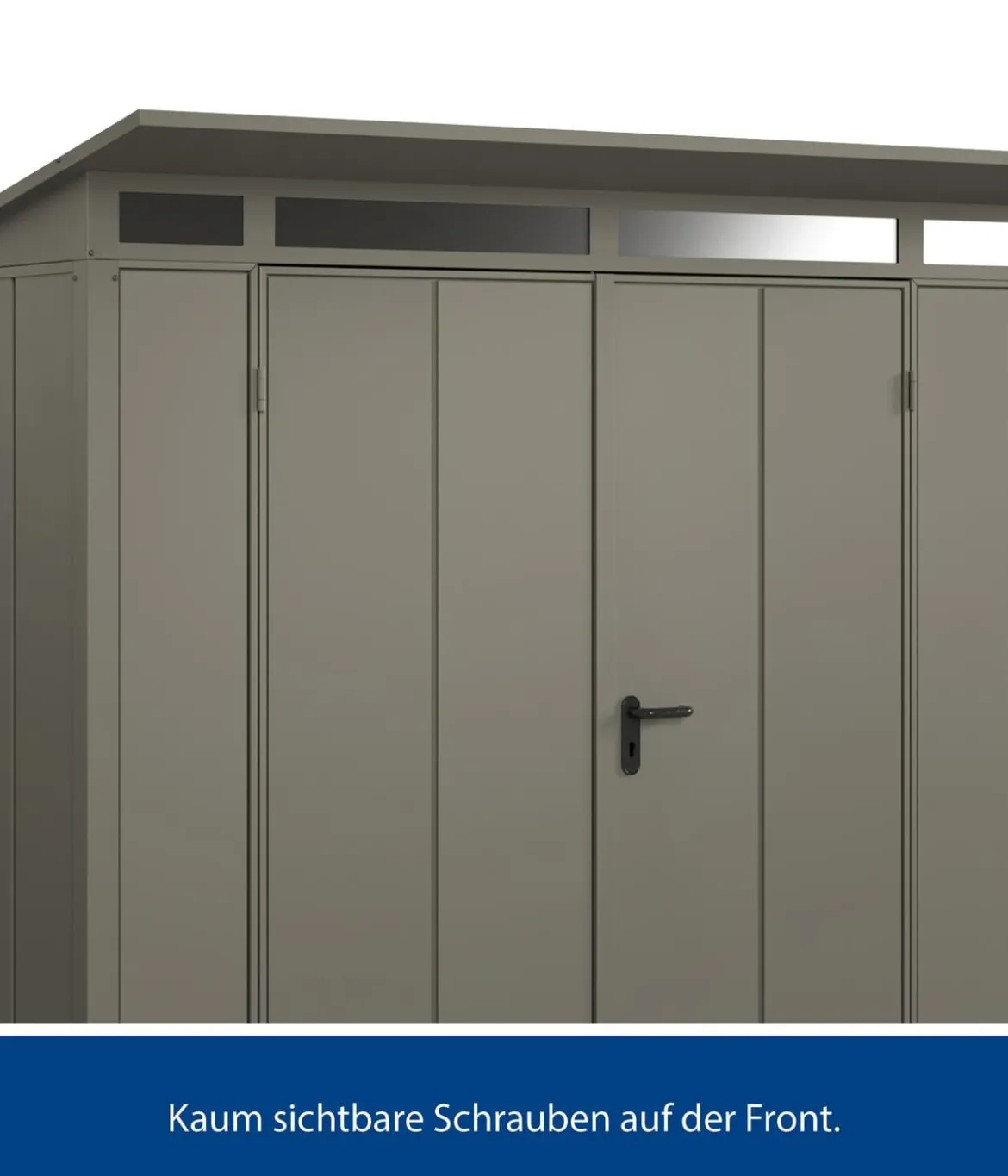 Hörmann Berry-Gerätehaus Modern-P Typ 1, ca. B247,9/H228,6/T153 cm