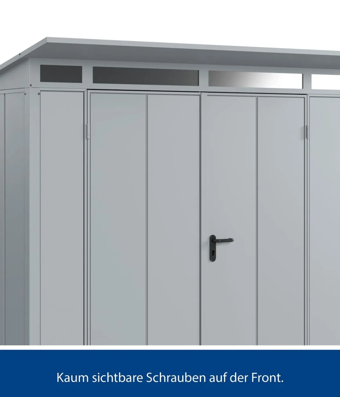 Hörmann Berry-Gerätehaus Modern-P Typ 1, ca. B247,9/H228,6/T153 cm
