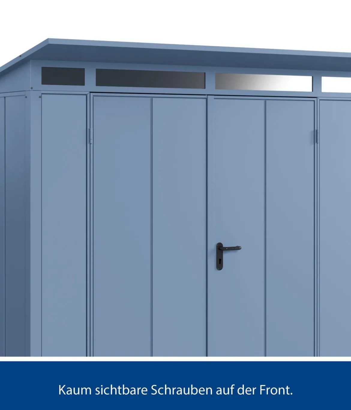 Hörmann Berry-Gerätehaus Modern-P Typ 1, ca. B247,9/H228,6/T153 cm
