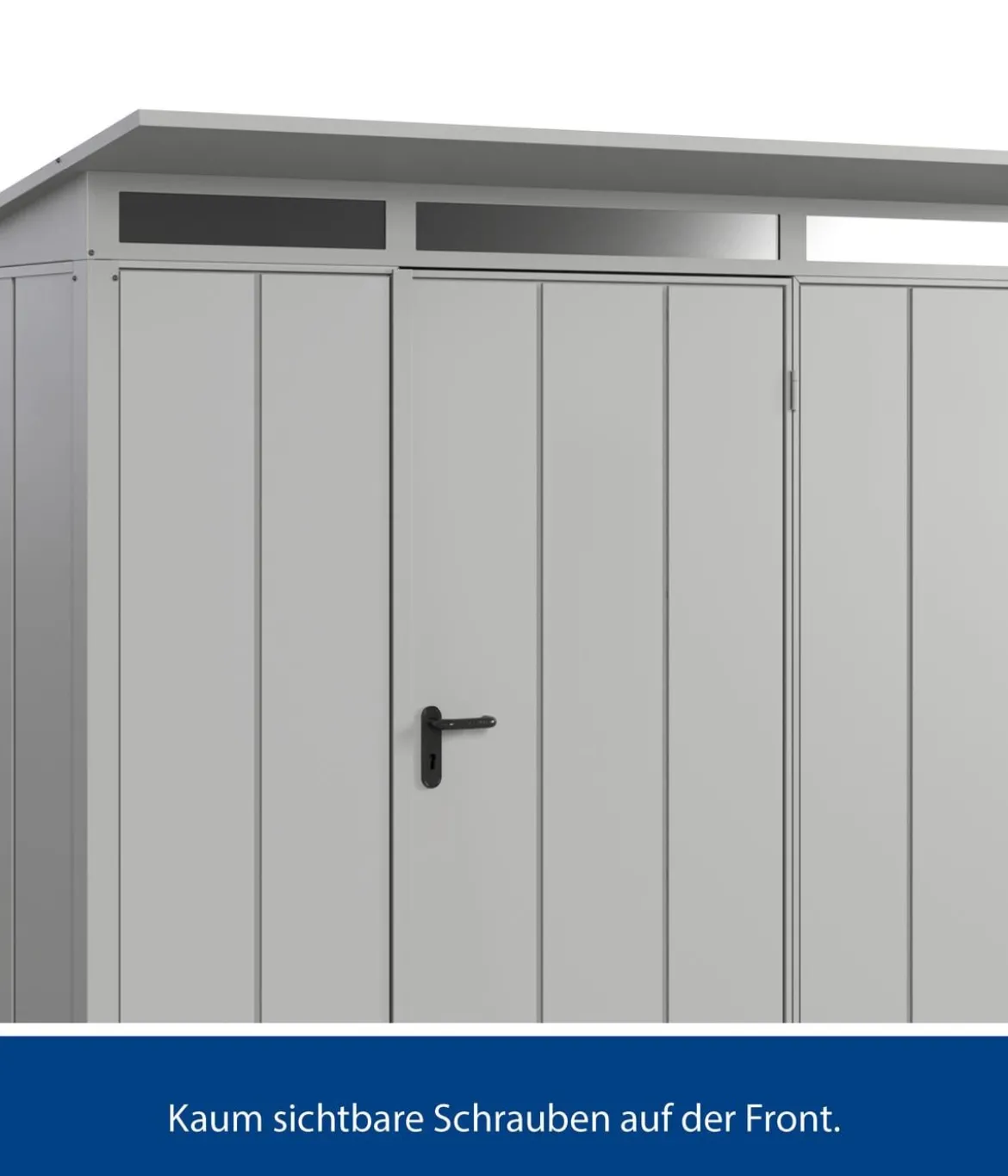 Hörmann Berry-Gerätehaus Modern-P Typ 1, ca. B247,9/H228,6/T153 cm