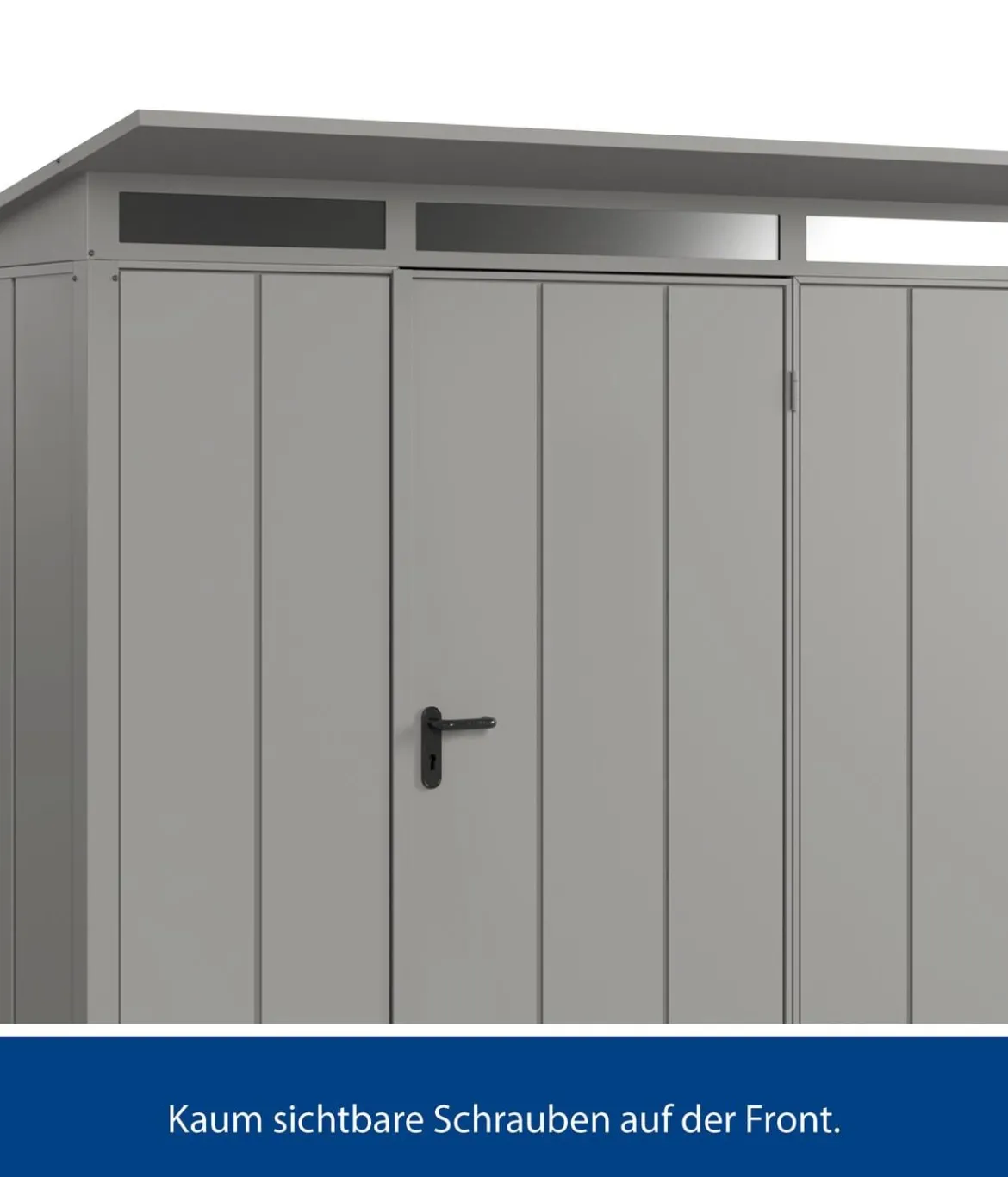 Hörmann Berry-Gerätehaus Modern-P Typ 1, ca. B247,9/H228,6/T153 cm