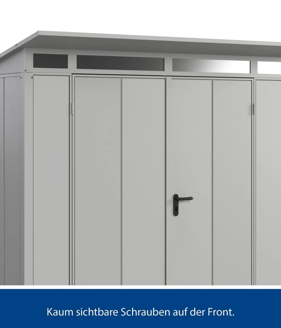 Hörmann Berry-Gerätehaus Modern-P Typ 1, ca. B247,9/H228,6/T153 cm