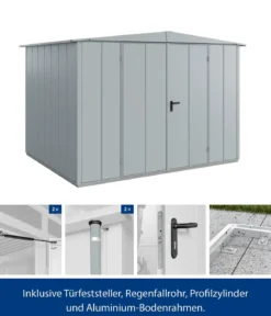 Hörmann Berry-Gerätehaus Modern-S Typ 3, ca. B323,6/H219,4/T247,7 cm