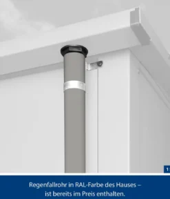 Hörmann Berry-Gerätehaus Modern-P Typ 3, ca. B312,7/H232,3/T283,4 cm