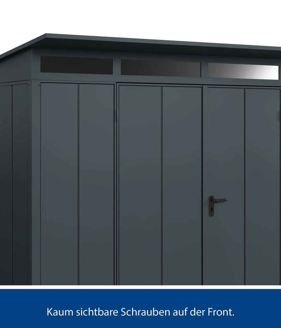 Hörmann Berry-Gerätehaus Modern-P Typ 3, ca. B312,7/H232,3/T283,4 cm