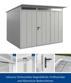 Hörmann Berry-Gerätehaus Modern-P Typ 3, ca. B312,7/H232,3/T283,4 cm