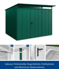 Hörmann Berry-Gerätehaus Modern-P Typ 3, ca. B312,7/H232,3/T283,4 cm