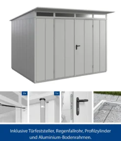 Hörmann Berry-Gerätehaus Modern-P Typ 3, ca. B312,7/H232,3/T283,4 cm