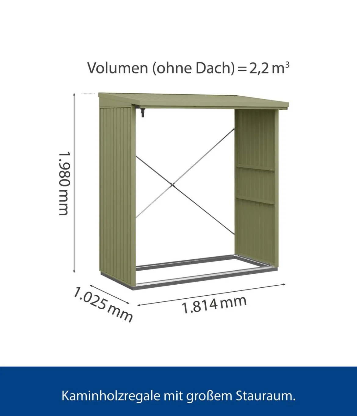 Hörmann Berry-Kaminholzregal Classic