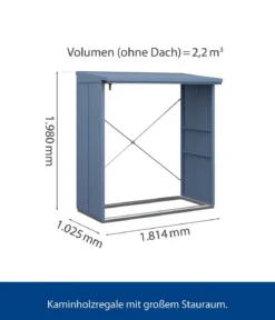 Hörmann Berry-Kaminholzregal Modern