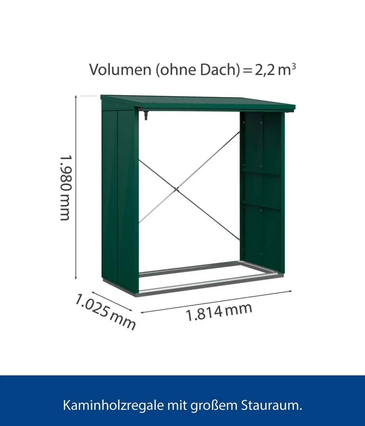 Hörmann Berry-Kaminholzregal Modern