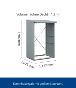 Hörmann Berry-Kaminholzregal Modern