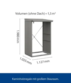 Hörmann Berry-Kaminholzregal Modern