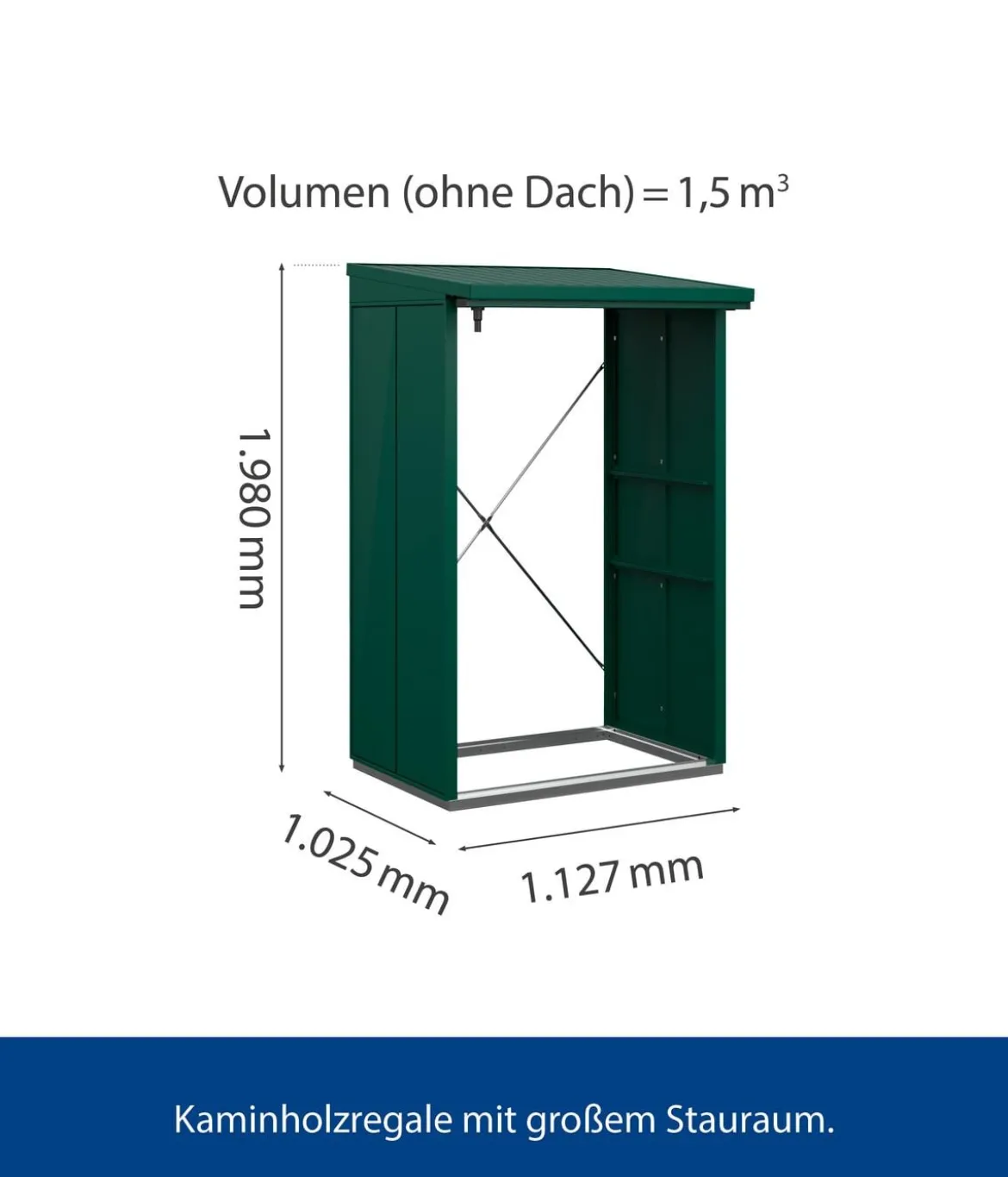 Hörmann Berry-Kaminholzregal Modern