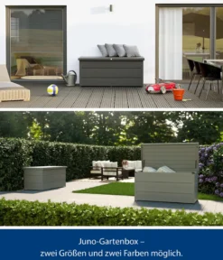 Hörmann Gartenbox Juno Modern 1620, 700 Liter, ca. B166/H72,5/T87,5 cm