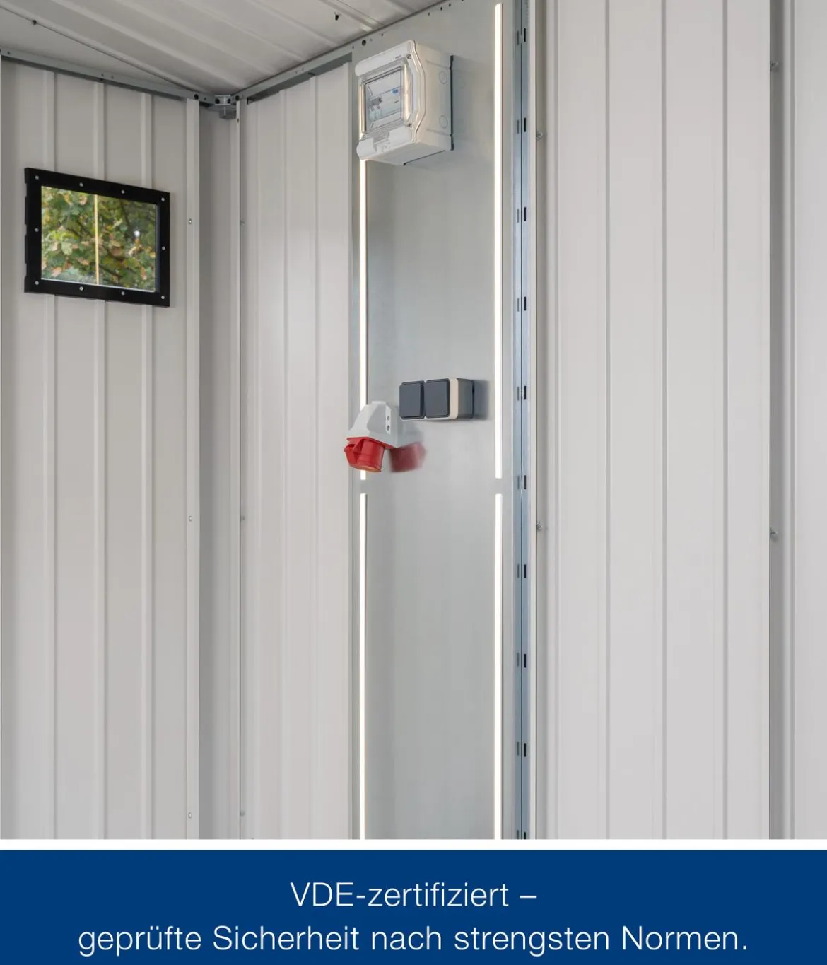 Hörmann Juno Elektropanel mit 3-Phasen-Wechselstrom, ca. B47/H170/T2 cm