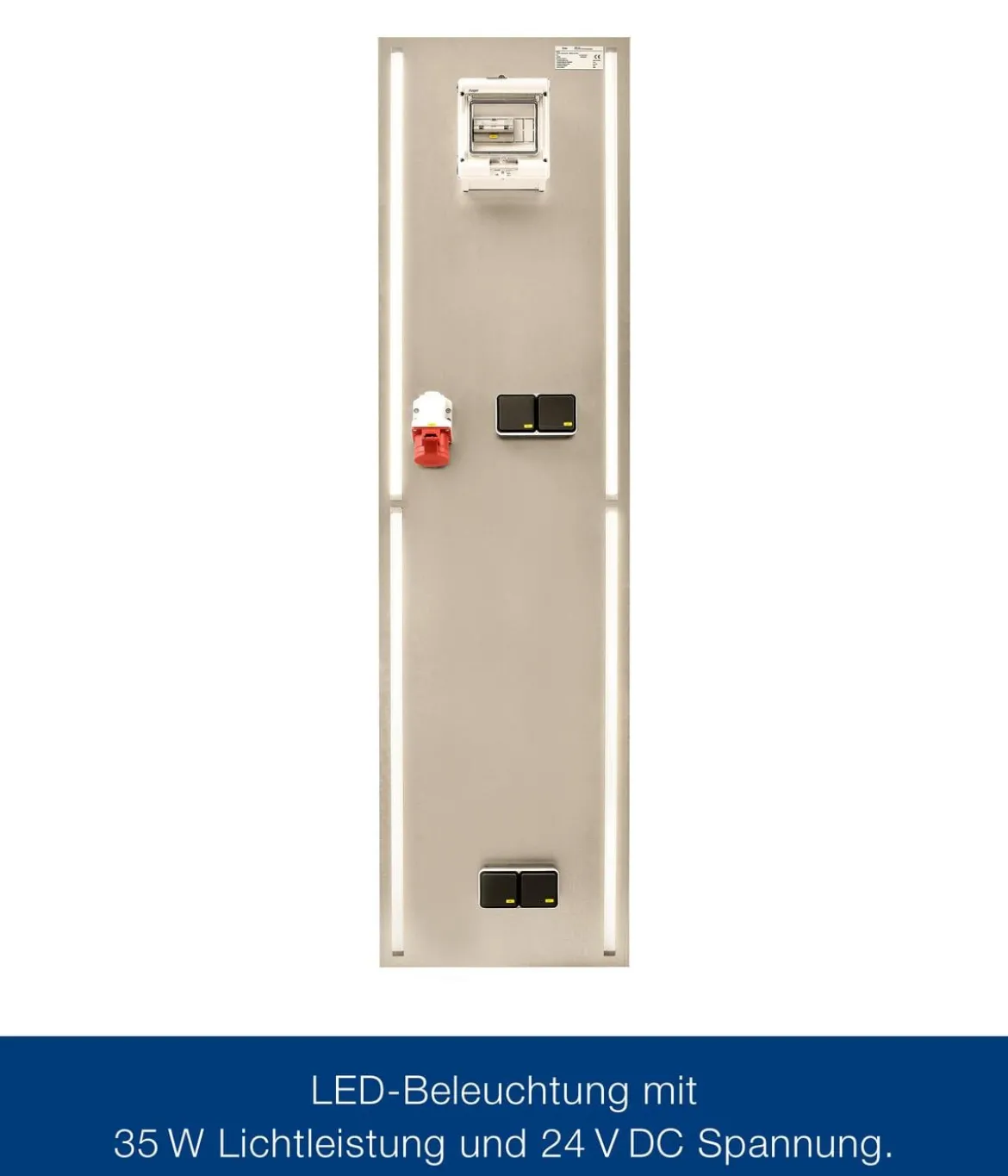 Hörmann Juno Elektropanel mit 3-Phasen-Wechselstrom, ca. B47/H170/T2 cm