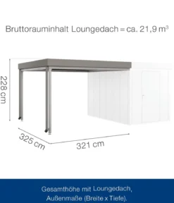 Hörmann Juno Loungedach für JFD7/11/14, ca. B321/H220/T325 cm