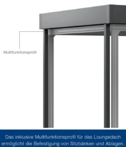 Hörmann Juno Loungedach für JFD7/11/14, ca. B321/H220/T325 cm