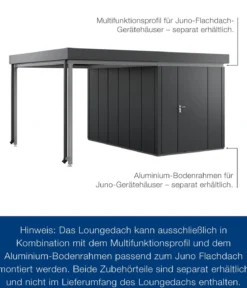 Hörmann Juno Loungedach für JFD7/11/14, ca. B225/H220/T325 cm