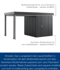 Hörmann Juno Loungedach für JFD5/9/12, ca. B225/H220/T229 cm