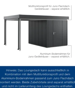 Hörmann Juno Loungedach für JFD6/10/13, ca. B225/H220/T277 cm