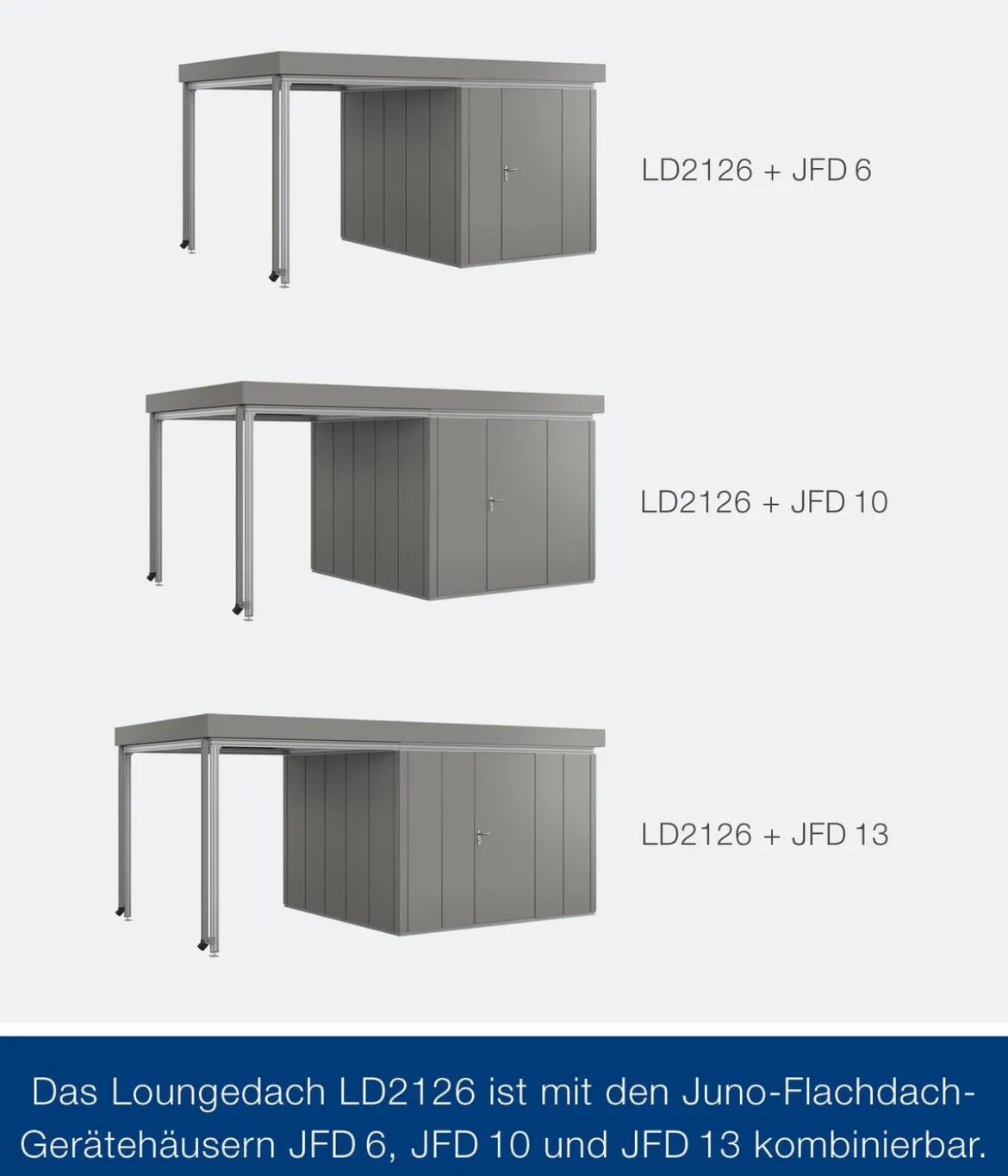 Hörmann Juno Loungedach für JFD6/10/13, ca. B225/H220/T277 cm
