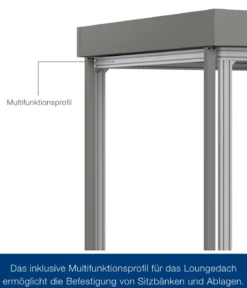 Hörmann Juno Loungedach für JFD6/10/13, ca. B321/H220/T277 cm