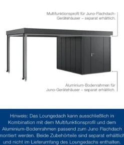 Hörmann Juno Loungedach für JFD6/10/13, ca. B321/H220/T277 cm