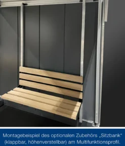 Hörmann Juno Multifunktionsprofil für Flachdach JFD7/JDF12, ca. B214/T310 cm