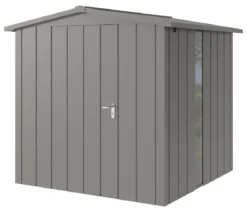 Hörmann Metallgerätehaus Juno JSD5 M-Sk Motiv Modern bodentiefes Fenster, ca. B237/H223/T229 cm
