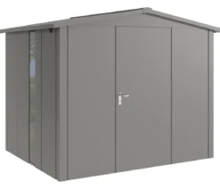 Hörmann Metallgerätehaus Juno JSD9 L-SK Motiv Design bodentiefes Fenster, ca. B285/H227/T237 cm