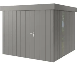 Hörmann Metallgerätehaus Juno JFD10 M-Sk Motiv Modern bodentiefes Fenster, ca. B277/H222/T277 cm