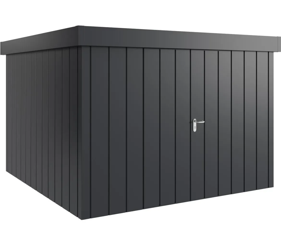 Hörmann Metallgerätehaus Juno JFD14 M-Sk Motiv Modern mit Doppeltür, ca. B325/H222/T325 cm