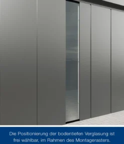Hörmann Metallgerätehaus Juno JFD10 L-Sk Motiv Design, ca. B277/H222/T277 cm