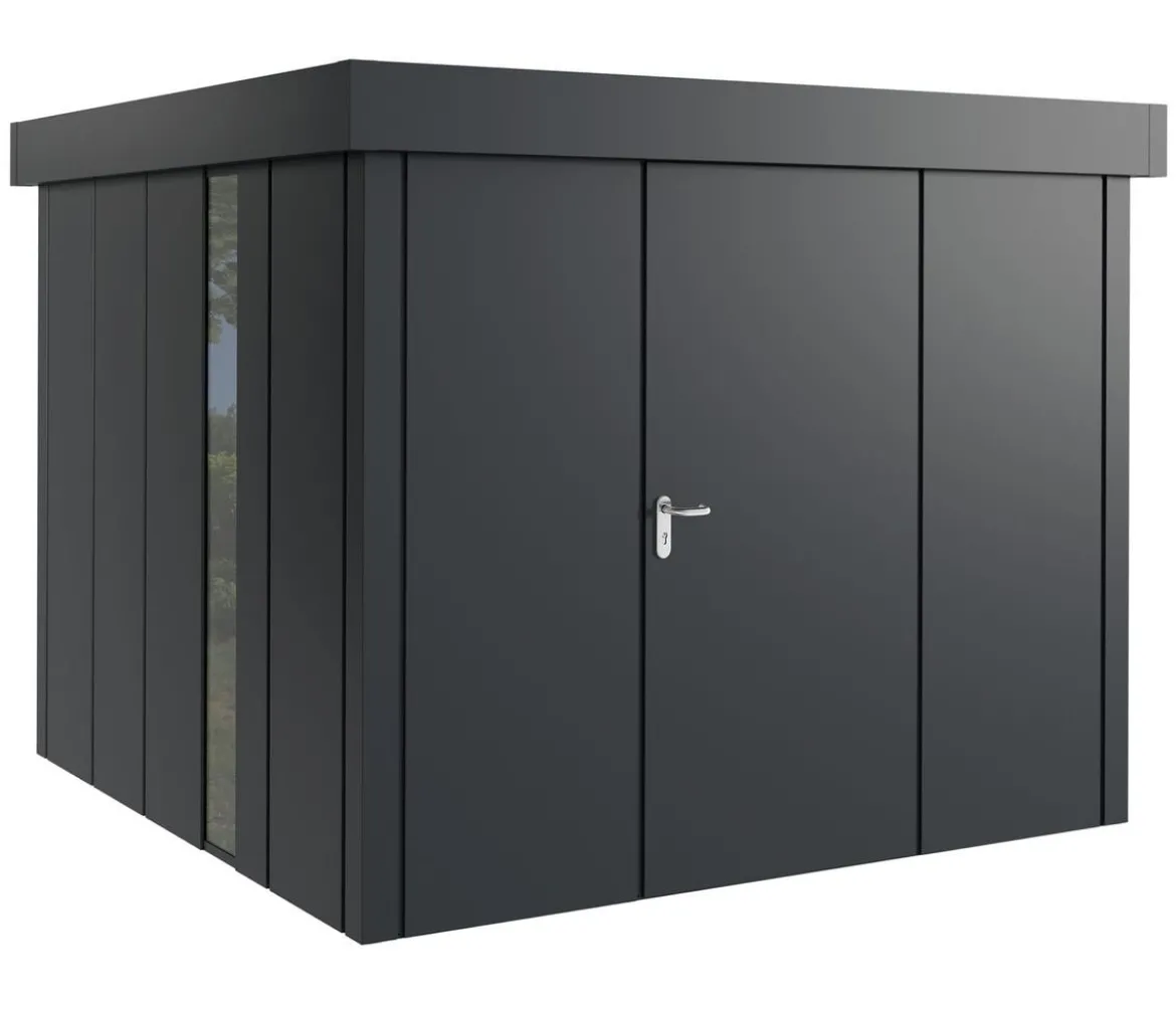 Hörmann Metallgerätehaus Juno JFD10 L-Sk Motiv Design, ca. B277/H222/T277 cm