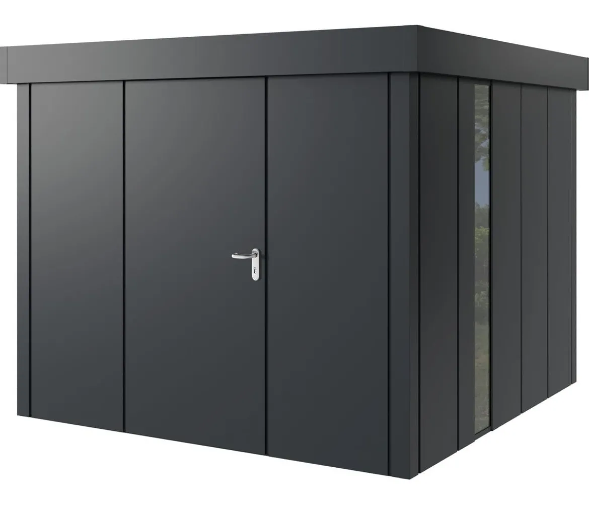 Hörmann Metallgerätehaus Juno JFD10 L-Sk Motiv Design, ca. B277/H222/T277 cm