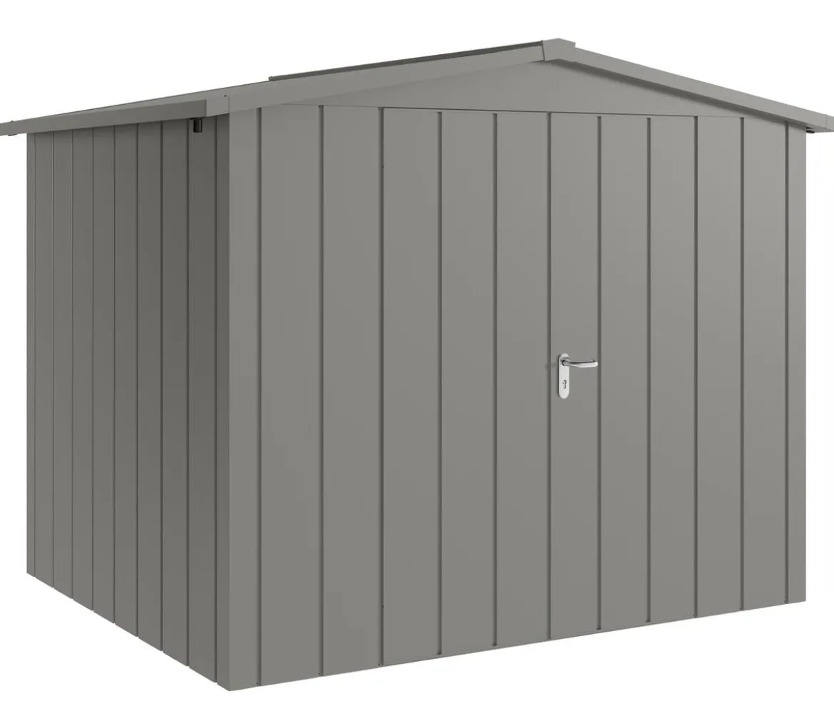 Hörmann Metallgerätehaus Juno JSD9 M-Sk Motiv Modern mit Doppeltür, ca. B285/H227/T237 cm